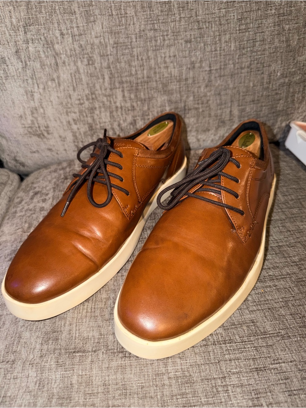 Calvin Klein CMESBEN-R Men’s‎ Brown Casual Dress Shoes Size 10.5 Lace-Up
